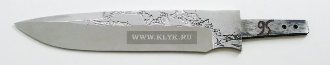 Клинок Гюрза (сталь 95х18, ковка, травление, полировка)