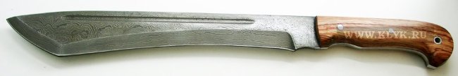 Нож мачете МТ-23 Байкер (дамасская сталь, бубинго)