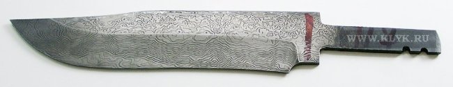 Клинок Н7 нержавеющая дамасская сталь (состав 40Х13, Х12МФ1)