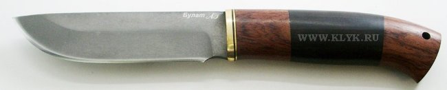 Нож Лиса (булатная сталь, бубинго, граб)