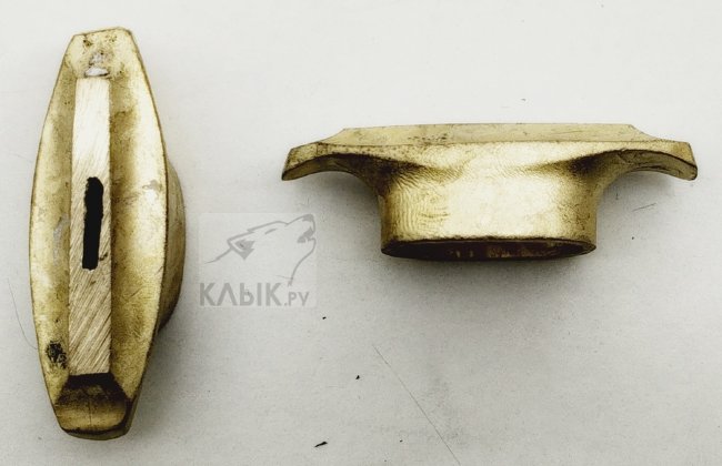 Гарда двусторонняя 2-6 для кинжала (латунь)